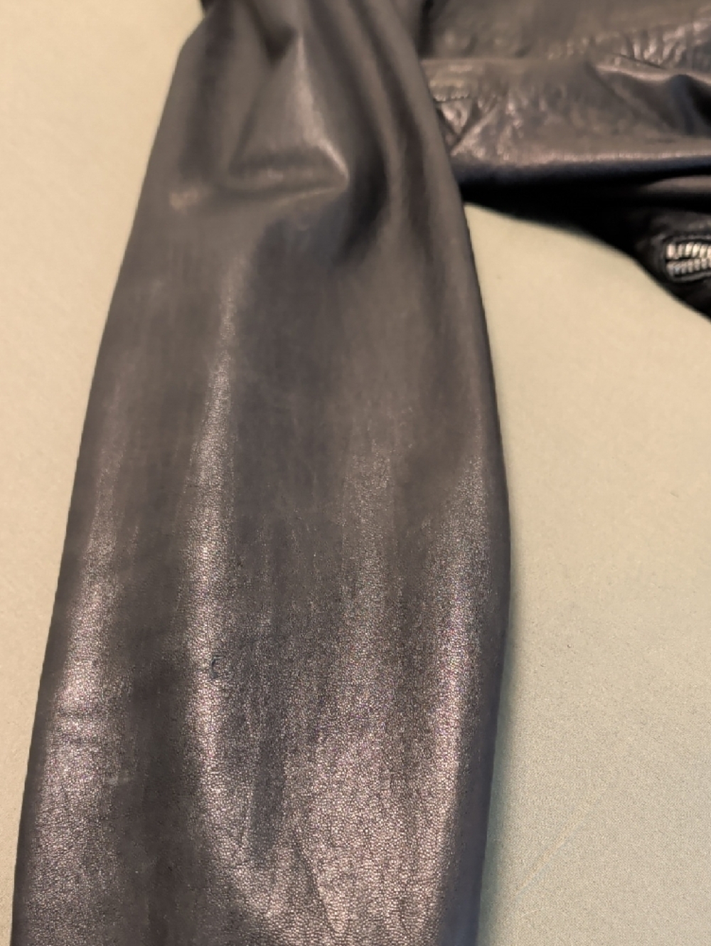 Madewell Black Leather Moto Jacket - Picture 5 of 9